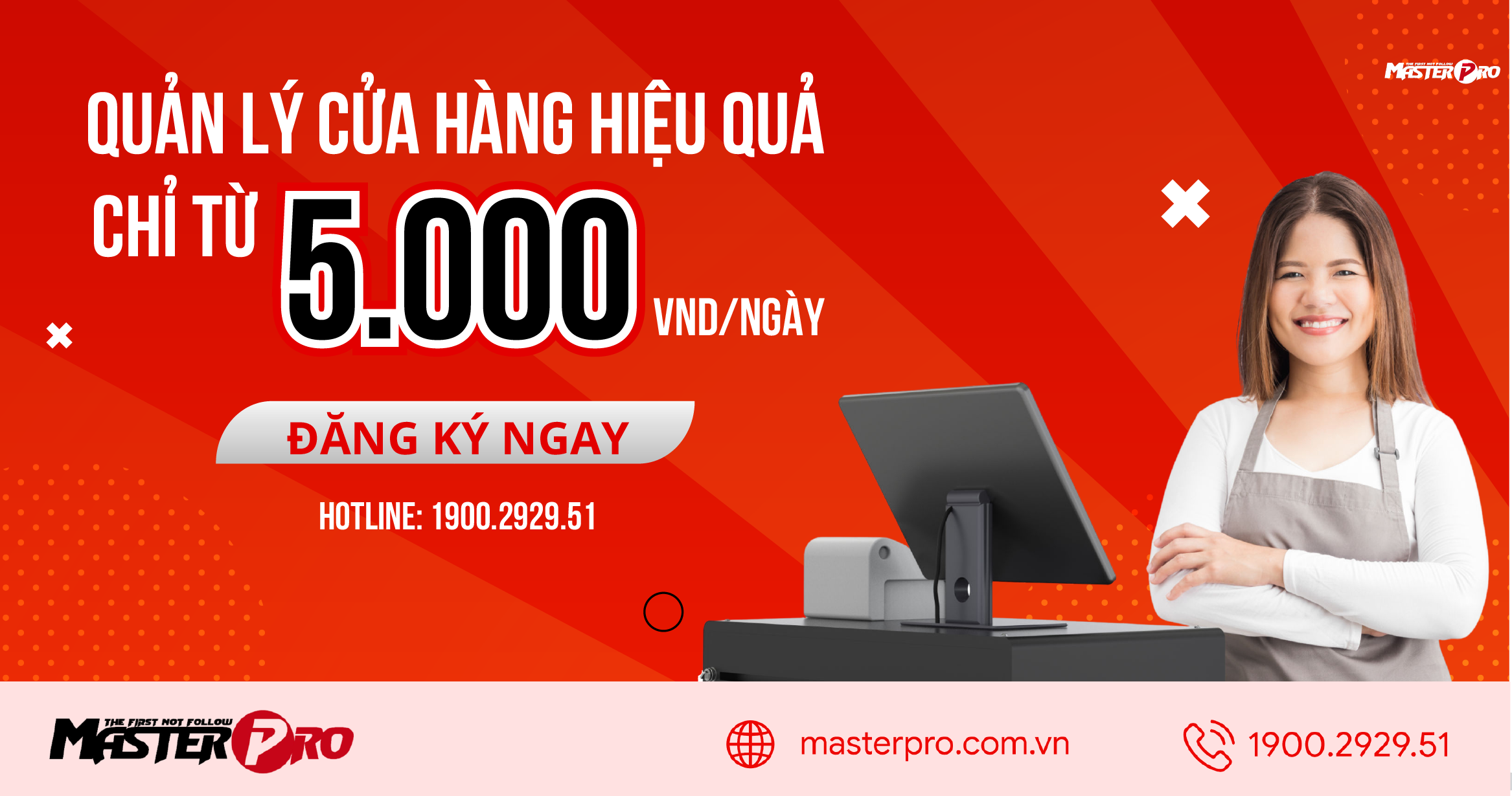 MasterPro ra mắt gói sản phẩm quản lý cửa hàng giá rẻ mới dành cho doanh nghiệp vừa và nhỏ