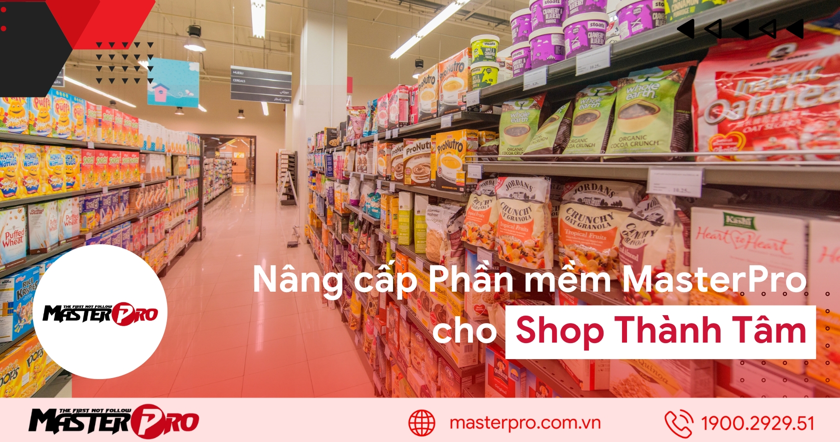 Nâng cấp phần mềm bán hàng MasterPro cho Shop Thành Tâm