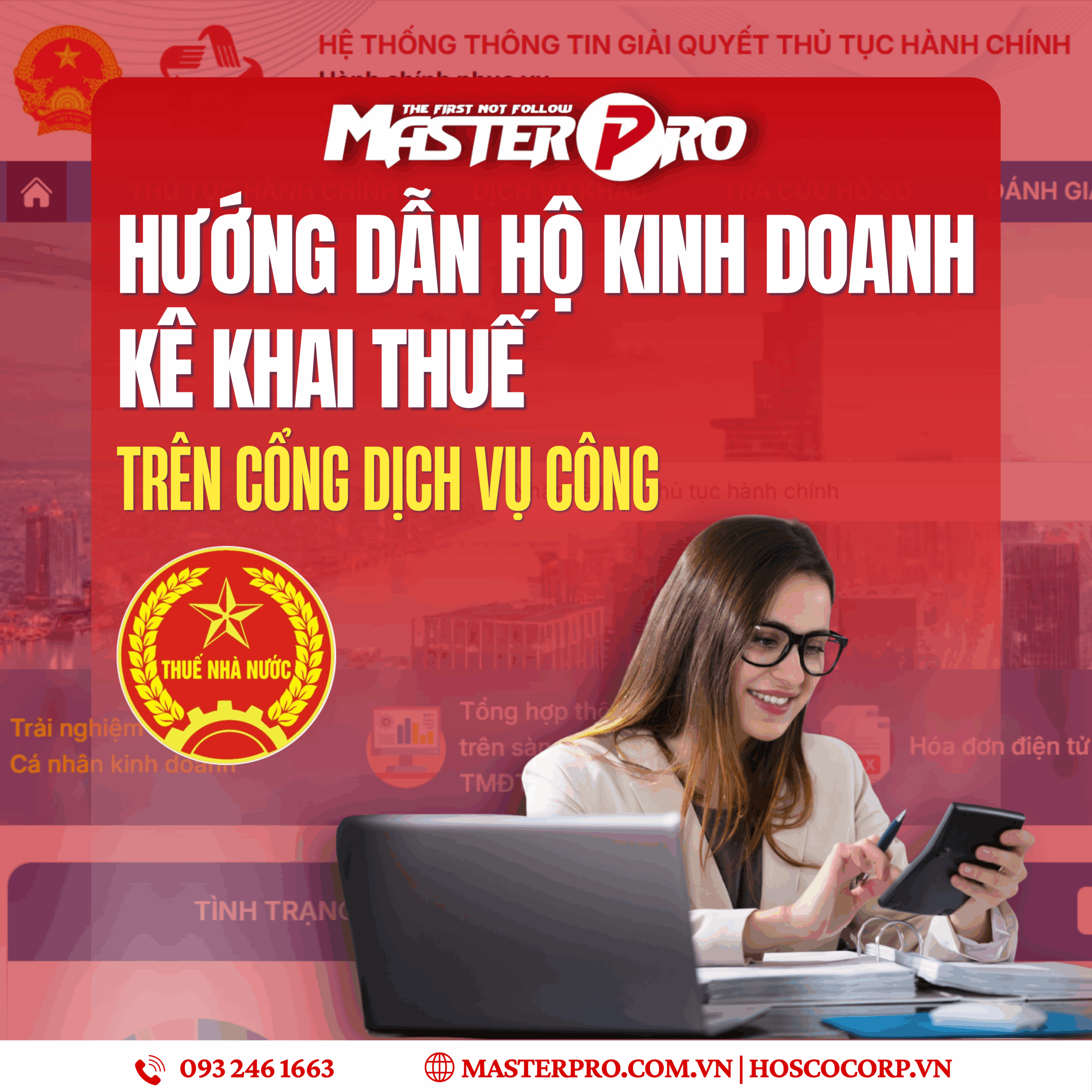 MASTERPRO | HƯỚNG DẪN HỘ KINH DOANH KÊ KHAI THUẾ TRÊN CỔNG DỊCH VỤ CÔNG THUẾ ĐÚNG QUY ĐỊNH