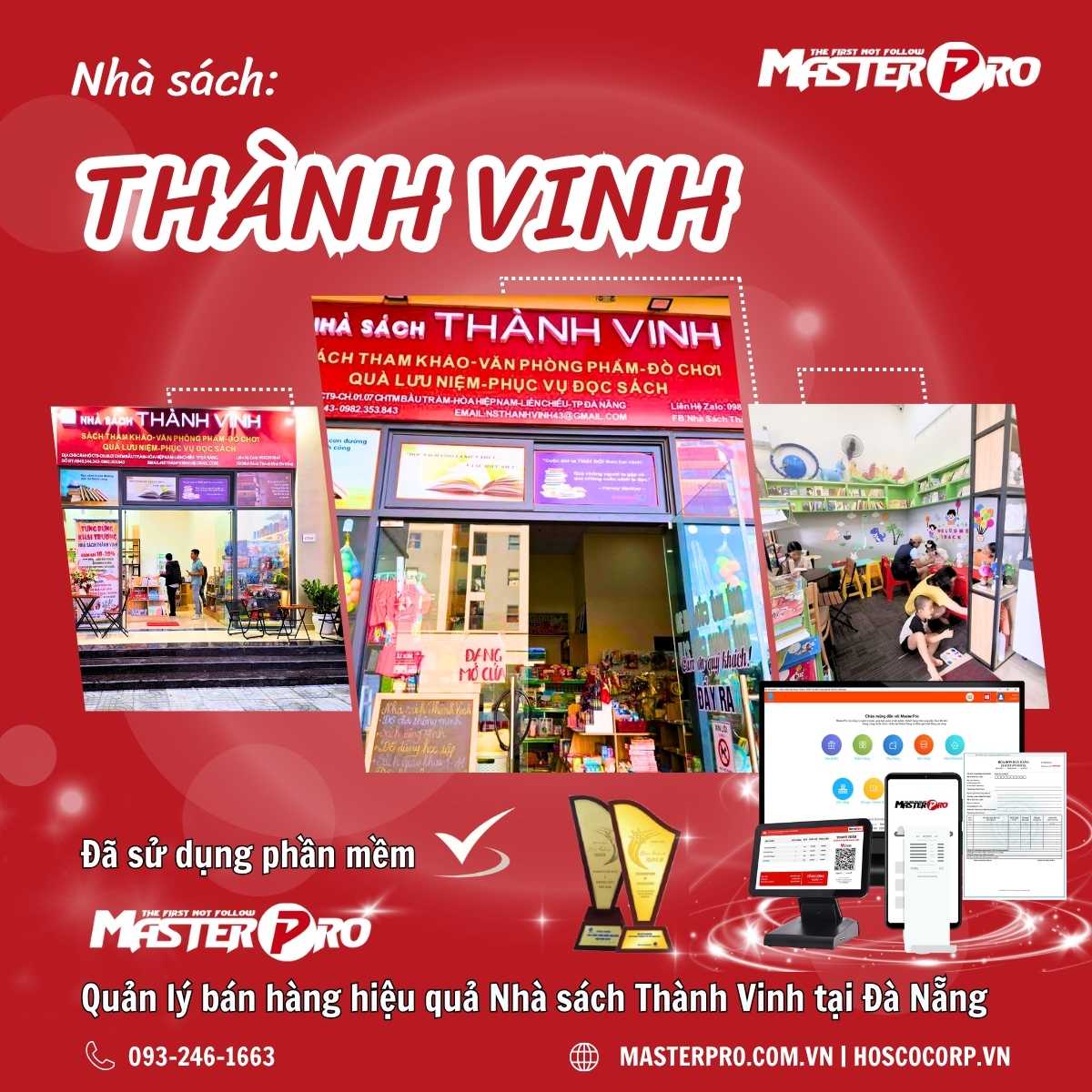 Nhà sách Thành Vinh Đà Nẵng và lý do nên dùng phần mềm bán hàng