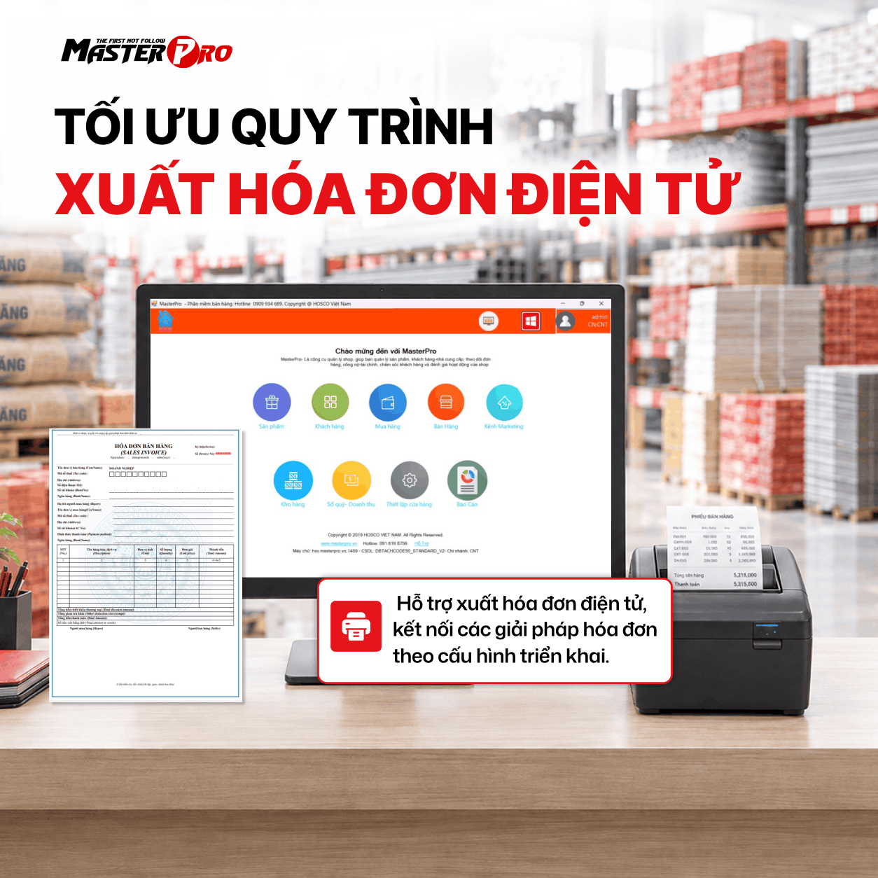 MASTERPRO - PHẦN MỀM QUẢN LÝ BÁN HÀNG CHO DOANH NGHIỆP PHÂN PHỐI VẬT LIỆU XÂY DỰNG 4. XUAT HOA DON DIEN TU