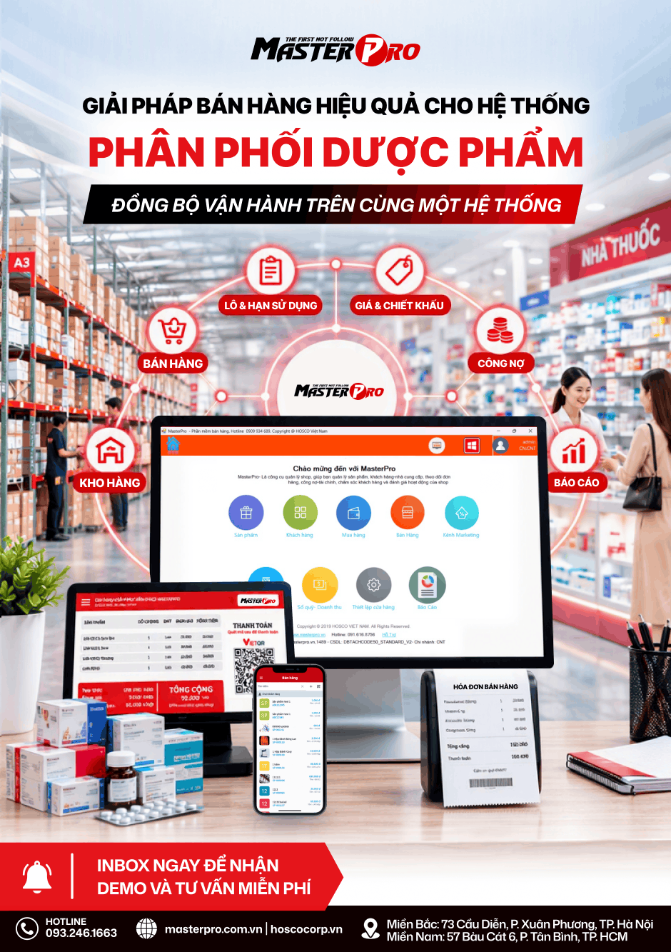 MASTERPRO - PHẦN MỀM QUẢN LÝ BÁN HÀNG VÀ PHÂN PHỐI DƯỢC PHẨM HIỆU QUẢ PHAN PHOI DUOC PHAM 1